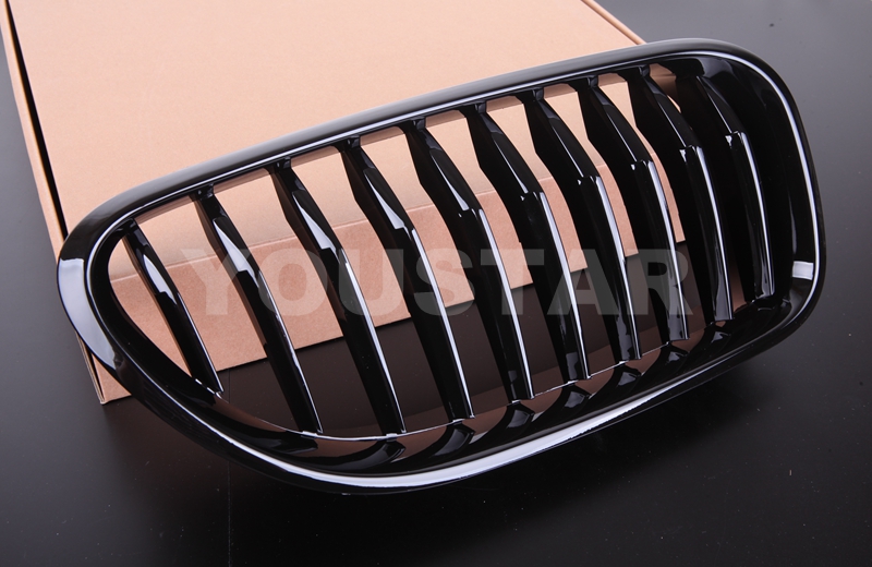 F06 Grille, ABS Front Vervanging Nier Grill voor BMW 6 Serie F06 F12 Gloss Black