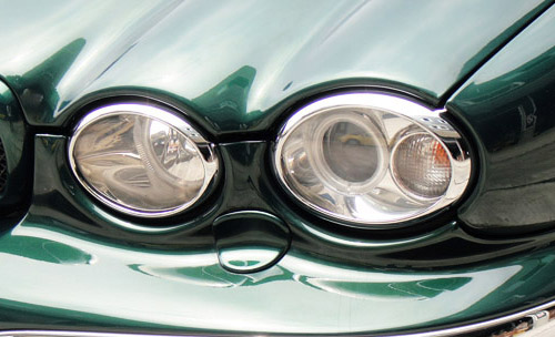 mne parts für Jaguar X-Type 2001-2009 4-teilige Chrom-Fensterleisten aus Edelstahl DAS IM Bild ANGEZEIGTE Fahrzeug IST MIT UNSEREN PRODUKTEN AUSGESTATTET