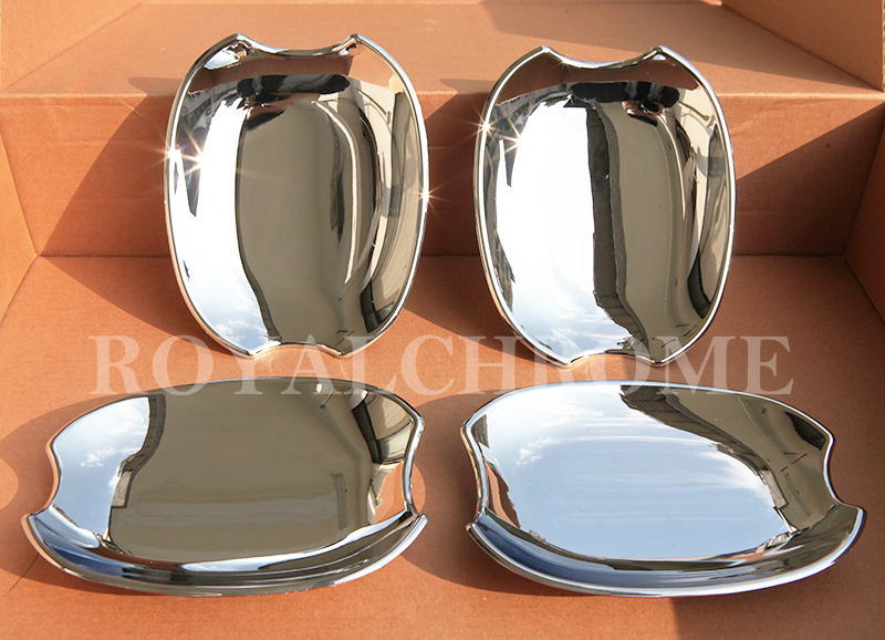 US STOCK Set 4X CHROME Door Handle Cups for Mercedes E CLASS W210 95-02 E55 E320