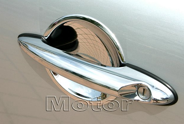UK STOCK Pair BRIGHT CHROME Door Handle Covers for MINI R50 R53 R55 R56 Cooper S