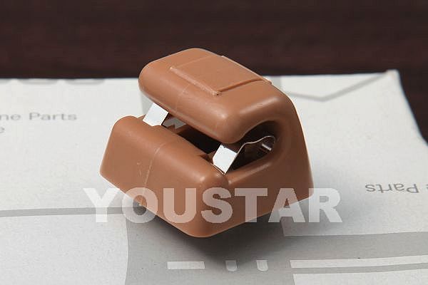 US STOCK X2 Lighted Cream Beige Sun Visor Clips for Mercedes W123 W124 W126 W201